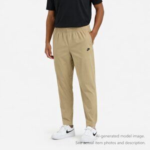 332. Nike NWT Tapered Leg Nylon Blend Pants Khaki XL
